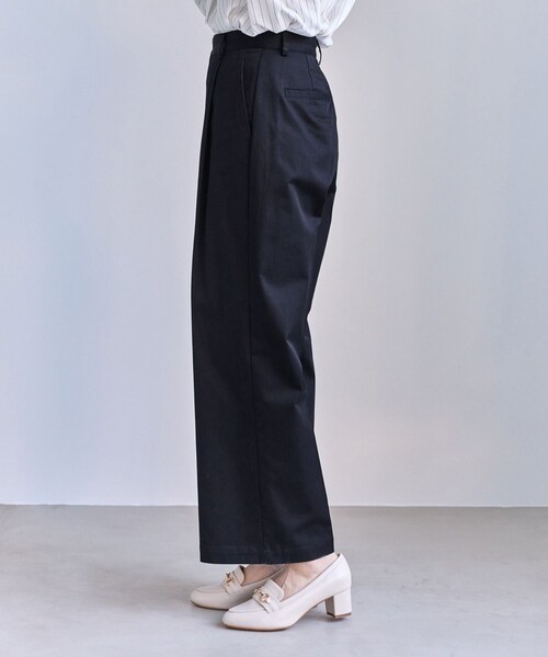 ROPE' PICNIC（ロペピクニック）の「ウエストタックチノパンツ（チノパンツ・レディース・ベージュ/ネイビー・L/M/S）」の21枚目の写真