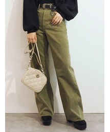 EVRIS | SIMPLE WIDE デニムパンツ(デニムパンツ)