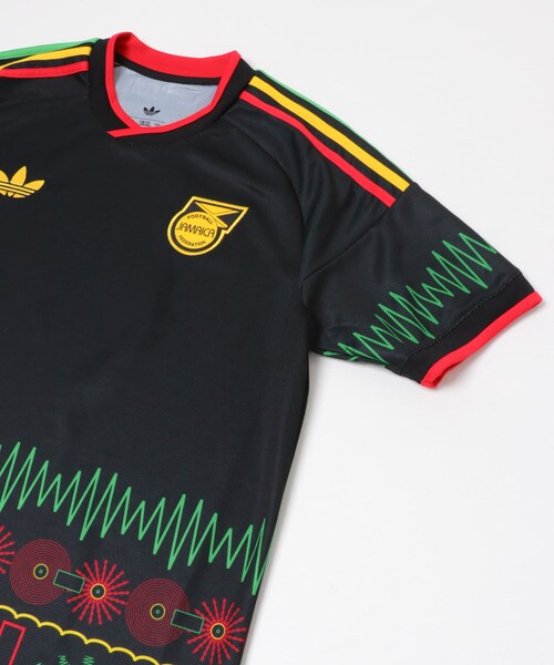 URBAN RESEARCH(アーバンリサーチ)の「adidas サッカージャマイカ代表 26 × ボブ・マーリー アウェイ レプリカ ユニフォーム(Tシャツ/カットソー・メンズ・ブラック・XL/XXL/XXXL)」の10枚目の写真
