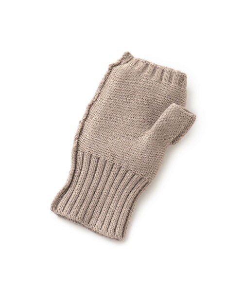 VIS（ビス）の「フィンガーレスファーアームウォーマー（手袋・レディース・キナリ/ベージュ・F）」の12枚目の写真