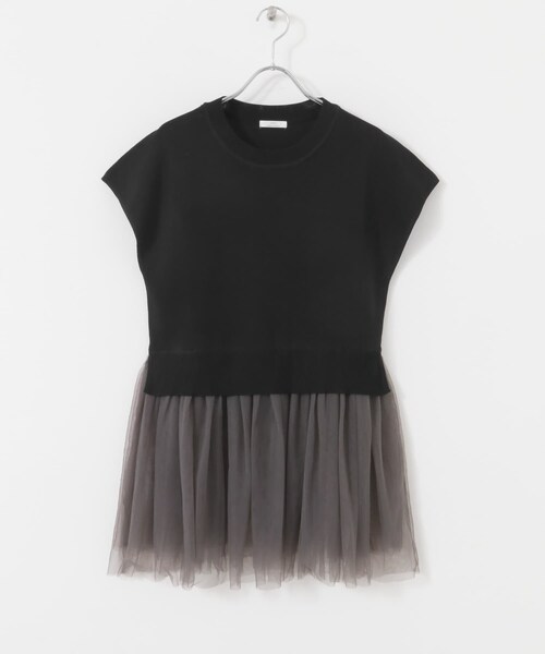 ITEMS URBANRESEARCH(アイテムズ アーバンリサーチ)の「ソウバリチュールドッキングニット(ニット/セーター・レディース・NVY/BLK/OFF・FREE)」の19枚目の写真