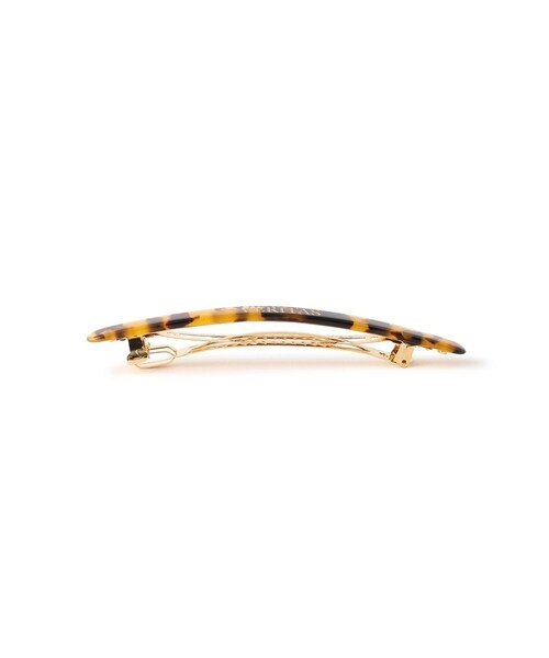 ADAM ET ROPE'（アダムエロペ）の「【J'aDoRe・店舗限定】【MALUS /マリュス】Inscription barette L（バレッタ/ヘアクリップ・レディース・ブラウン・F）」の15枚目の写真