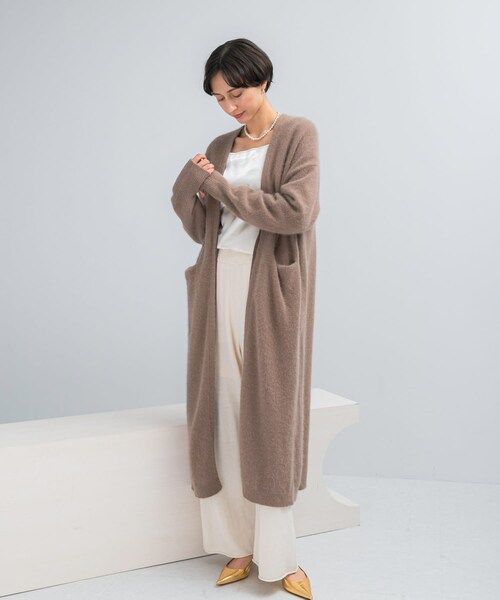 URBAN RESEARCH ROSSO（アーバンリサーチロッソ）の「メリノウールニットパンツ（その他パンツ・レディース・IVORY/BLACK・Free）」の8枚目の写真