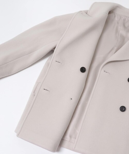 URBAN RESEARCH ROSSO（アーバンリサーチロッソ）の「オーバーミドルPコート（その他アウター・レディース・OFF×BLACK/L/GREIGE/CHARCOAL・FREE）」の15枚目の写真