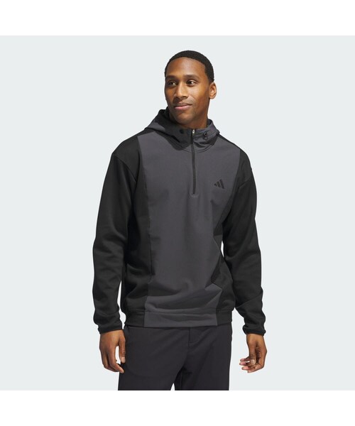 adidas（アディダス）の「COLD.RDY ハーフジップ フーディージャケット