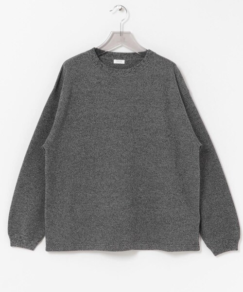URBAN RESEARCH（アーバンリサーチ）の「crepuscule　Co/Ra Moss Stitch Pullover（ニット/セーター・メンズ・OATMEAL/H GRAY/BLACK・1/2）」の19枚目の写真