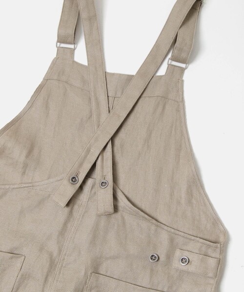 かぐれ（カグレ）の「リネンバッククロスサロペット（サロペット/オーバーオール・レディース・GREGE/BLACK・Free）」の8枚目の写真