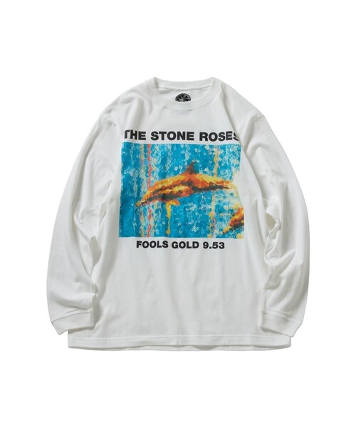 bonjour records（ボンジュールレコーズ）の「The Stone Roses/ザ・ストーン・ローゼス for bonjour records Official Long Sleeve T-shirt（Tシャツ/カットソー・レディース・ホワイト/ホワイト系/オフホワイト/キナリ・L/M/XL）」の4枚目の写真