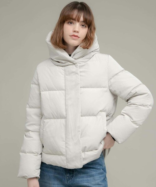 URBAN RESEARCH Sonny Label（アーバンリサーチサニーレーベル）の「『WEB限定』撥水ショールカラーミディコート（その他アウター・レディース・ブラック/ネイビー/ライトグレー・FREE）」の16枚目の写真