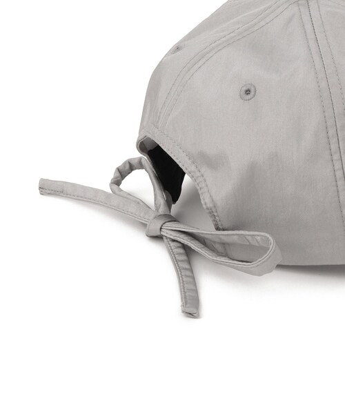 ROPE' PICNIC（ロペピクニック）の「【UVカット・抗菌防臭・洗える】シャイニーバックリボンキャップ/リンクコーデ（キャップ・レディース・ブラック/ライトグレー/ブルー系/クリーム・F）」の16枚目の写真