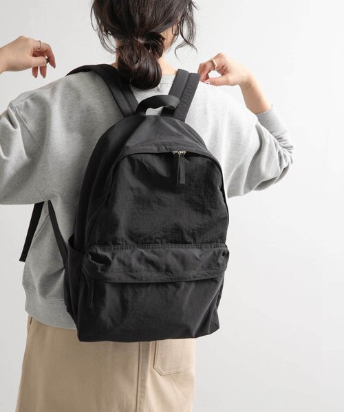 URBAN RESEARCH DOORS（アーバンリサーチドアーズ）の「ウォッシャブルマルチ収納リュック（バックパック/リュック・レディース・BLACK/IVORY・one）」の20枚目の写真