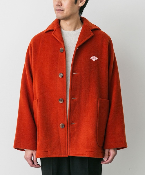 URBAN RESEARCH DOORS(アーバンリサーチドアーズ)の「DANTON WOOL MELTON JACKET(テーラードジャケット・メンズ・GREY/DK NAVY/DK OLIVE/BEIGE/ORANGE・38/40/42)」の5枚目の写真