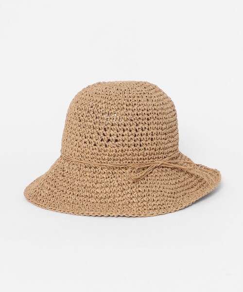 URBAN RESEARCH Sonny Label（アーバンリサーチサニーレーベル）の「折り畳みペーパーハット（ハット・レディース・キャメル/ベージュ・one）」の20枚目の写真