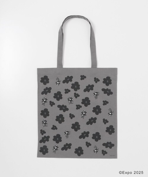 THE GOODLAND MARKET（ザグッドランドマーケット）の「EXPO2025 TOTE-FLOWER（トートバッグ・レディース・オフホワイト/グレー・One）」の19枚目の写真