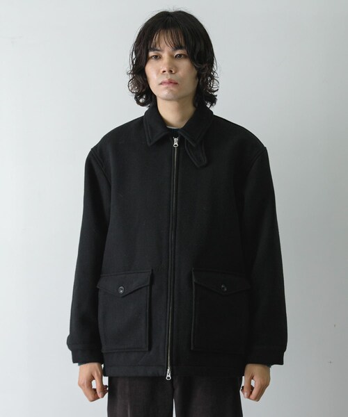 URBAN RESEARCH DOORS(アーバンリサーチドアーズ)の「ウールブレンドハリントンジャケット(テーラードジャケット・メンズ・MOCHA/BLACK・M/L)」の20枚目の写真