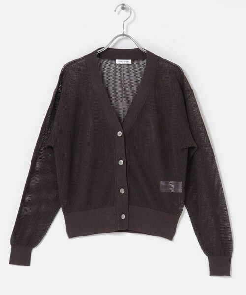 URBAN RESEARCH DOORS（アーバンリサーチドアーズ）の「FORK&SPOON　ペーパーニットカーディガン（カーディガン/ボレロ・レディース・IVORY/BROWN/BLUE・1）」の22枚目の写真