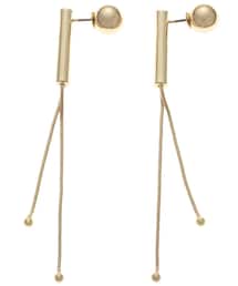 LAGUNAMOON | スティックチェーンピアス(ピアス（両耳用）)