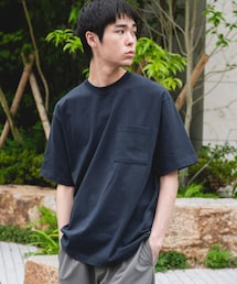URBAN RESEARCH DOORS | SHAPE BACK クルーネック Tシャツ(Tシャツ/カットソー)