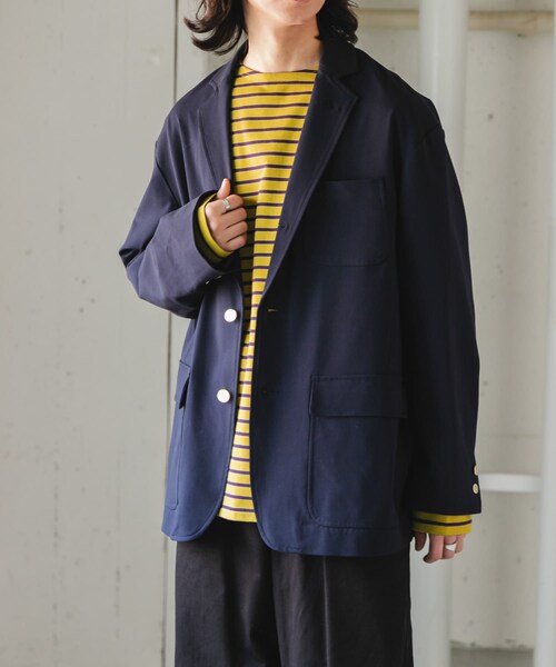 URBAN RESEARCH DOORS(アーバンリサーチドアーズ)の「FORK&SPOON TRテーラードジャケット(テーラードジャケット・メンズ・CHARCOAL/NAVY・4/5)」の21枚目の写真