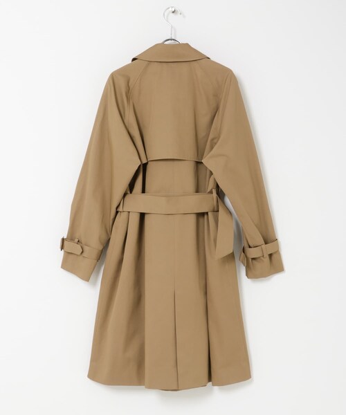 URBAN RESEARCH DOORS（アーバンリサーチドアーズ）の「撥水トレンチコート（ステンカラーコート・レディース・BEIGE/D.NAVY・Free）」の18枚目の写真