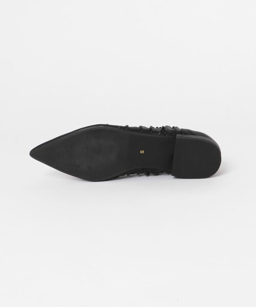 SENSE OF PLACE by URBAN RESEARCH（センスオブプレイスバイアーバンリサーチ）の「ギャザーフラットシューズ（バレエシューズ・レディース・BLACK/IVORY/SILVER・S/M/L）」の22枚目の写真