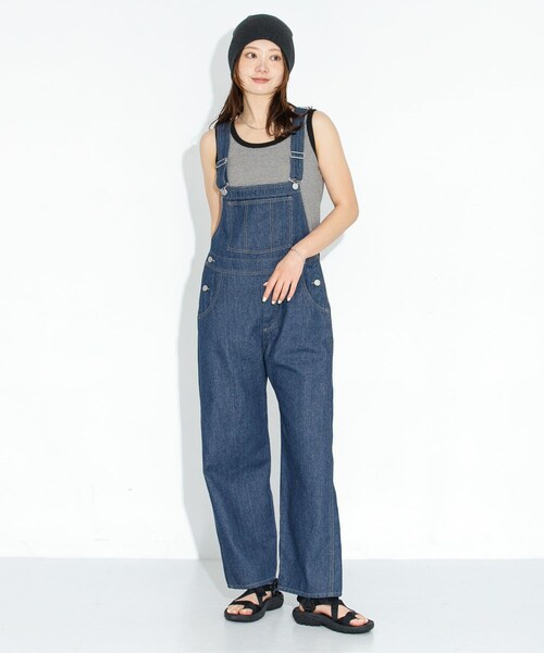 URBAN RESEARCH Sonny Label（アーバンリサーチサニーレーベル）の「デニムオーバーオール（サロペット/オーバーオール・レディース・ワンウォッシュ/インディゴ・FREE）」の3枚目の写真