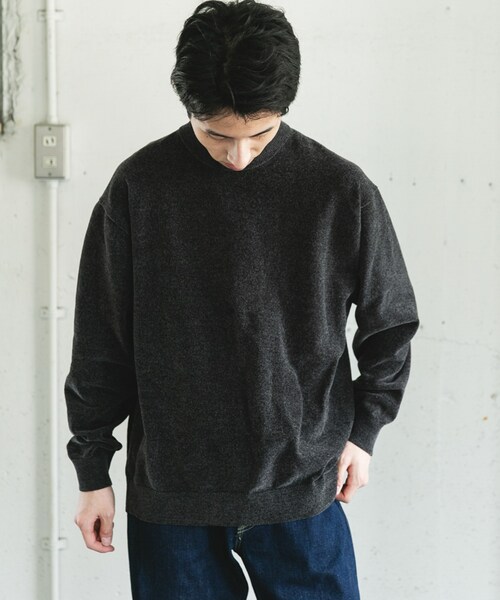 URBAN RESEARCH DOORS（アーバンリサーチドアーズ）の「モールニットプルオーバー（ニット/セーター・メンズ・GREIGE/SAGE/CHARCOAL・M/L）」の17枚目の写真