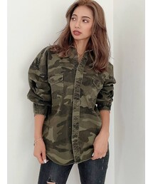 GYDA | カモフラドルマンシャツ(シャツ/ブラウス)