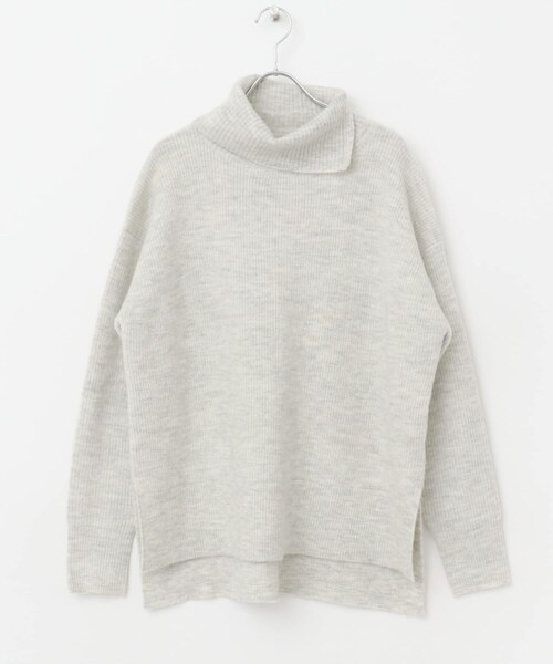 URBAN RESEARCH ROSSO（アーバンリサーチロッソ）の「スリットタートルネックニット（ニット/セーター・レディース・L.GRAY/L.BEIGE/MIX PINK・FREE）」の18枚目の写真