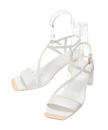 MERCURYDUO | メタルパーツストラップサンダル(サンダル)