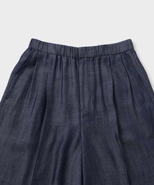 ROPE'(ロペ)の「GWIL TENCEL DENIM HALF PANTS|テンセルデニムハーフ(デニムパンツ・レディース・ブルー・F)」の19枚目の写真
