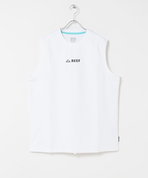 URBAN RESEARCH Sonny Label（アーバンリサーチサニーレーベル）の「REEF　1POINT LOGO RASH TANK-TOP（タンクトップ・メンズ・WHT/BLK・M/L）」の7枚目の写真