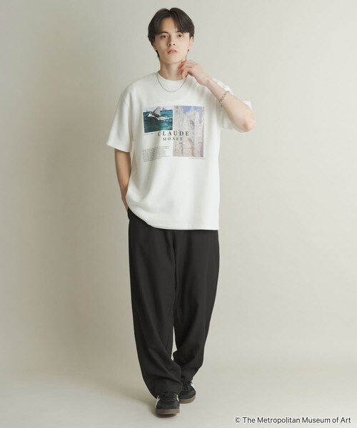 SENSE OF PLACE by URBAN RESEARCH（センスオブプレイスバイアーバンリサーチ）の「『別注』THE MET×SENSE OF PLACE　SHORT-SLEEVE T-SHIRTS B（Tシャツ/カットソー・メンズ・WHITE/BLACK/L.PURPLE・M/L）」の11枚目の写真