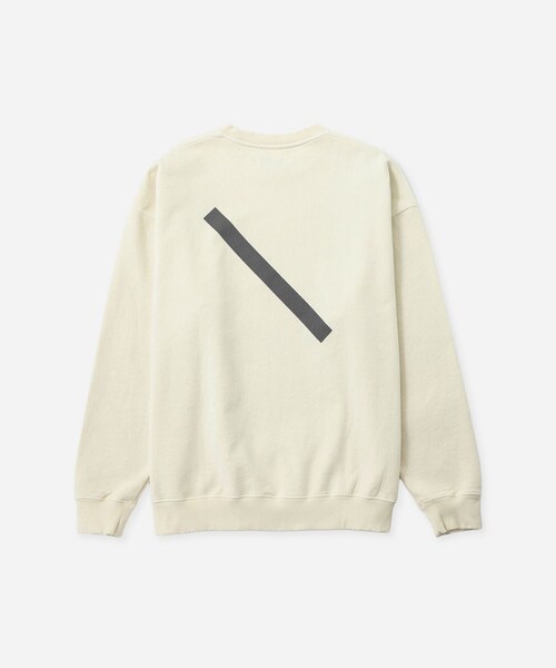 Saturdays NYC(サタデーズ ニューヨークシティ )の「Bowery Garment Dyed Slash Sweatshirt(スウェット・レディース・チャコール/キナリ/グリーン/サックス・L/M/S/XL)」の5枚目の写真