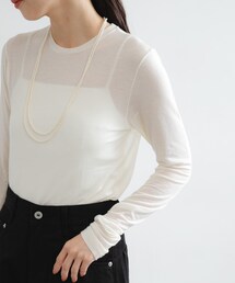 URBAN RESEARCH | カシミヤシルククルーネックカットソー(Tシャツ/カットソー)