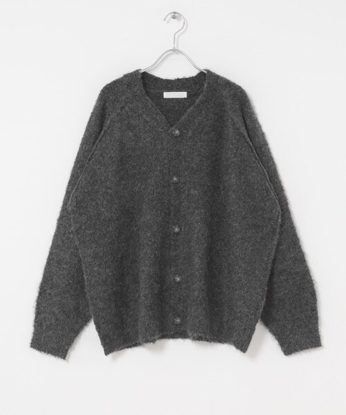 SENSE OF PLACE by URBAN RESEARCH（センスオブプレイスバイアーバンリサーチ）の「ブークレVネックカーディガン（カーディガン/ボレロ・メンズ・CHARCOAL/GREIGE/GREEN/RED・M/L）」の12枚目の写真