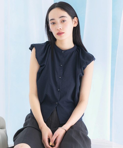 URBAN RESEARCH ROSSO（アーバンリサーチロッソ）の「パフスリーブブラウス（シャツ/ブラウス・レディース・BRICK/OFF WHITE/NAVY・FREE）」の20枚目の写真