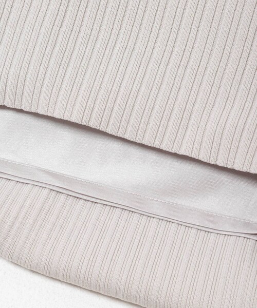 URBAN RESEARCH ROSSO（アーバンリサーチロッソ）の「リブタイトストレートスカート（スカート・レディース・L/GREIGE/BLACK・Free）」の21枚目の写真