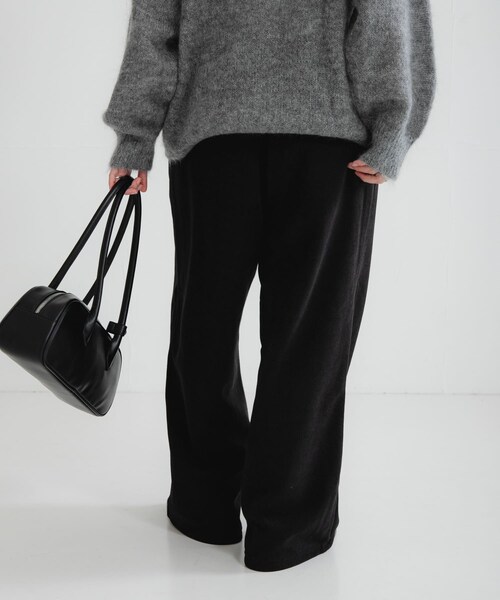 URBAN RESEARCH(アーバンリサーチ)の「『別注』THOUSAND MILE×URBAN RESEARCH KNIT FREECE LONG PANTS(その他パンツ・レディース・OFF WHITE/BORDEAUX/BLACK・M/L)」の21枚目の写真