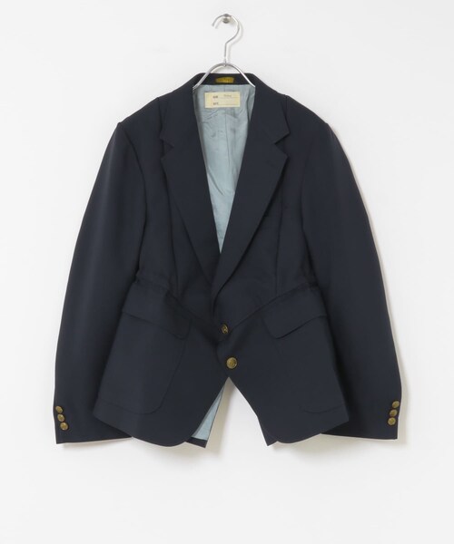 THE GOODLAND MARKET（ザグッドランドマーケット）の「77circa　make v shape navy blazer jacket（テーラードジャケット・レディース・navy1/navy2/navy3/navy4・one）」の15枚目の写真