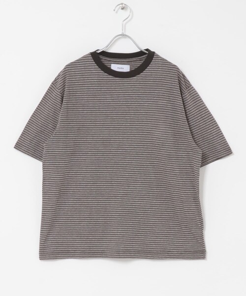 URBAN RESEARCH DOORS(アーバンリサーチドアーズ)の「marka CREW NECK T-SHIRTS(Tシャツ/カットソー・メンズ・BROWN/GRAY・1/2)」の3枚目の写真