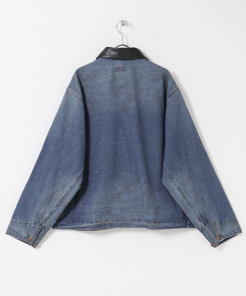 URBAN RESEARCH Sonny Label（アーバンリサーチサニーレーベル）の「BIG MAC　LIGHT DENIM WORK JACKET（デニムジャケット・メンズ・BLACK C・M/L）」の7枚目の写真