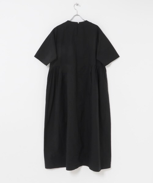 かぐれ（カグレ）の「コットンシルクサイドギャザーワンピース（ワンピース・レディース・BLACK/ROYAL BLUE・0/1）」の20枚目の写真