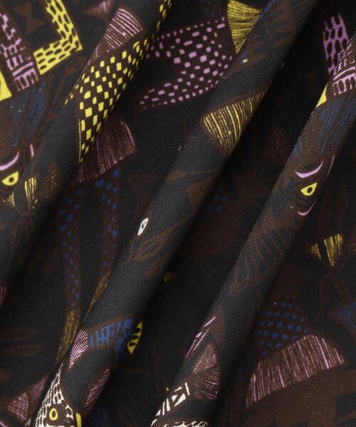 ADAM ET ROPE'(アダムエロペ)の「【J'aDoRe・一部店舗限定】【BANANATIME(バナナタイム)】PJ 2 SHIRT / シルクシャツ(シャツ/ブラウス・レディース・ブラック系/ダークブラウン系・XS)」の22枚目の写真