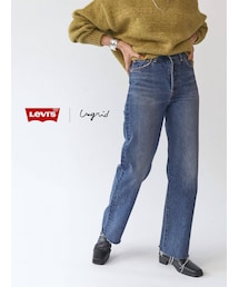 Levi's | 【10周年限定】Levi's別注 セルフカットストレートデニム(デニムパンツ)