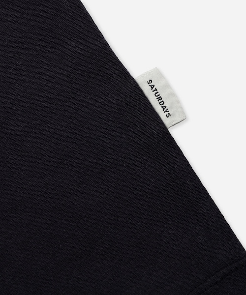 Saturdays NYC(サタデーズ ニューヨークシティ )の「Loofah Collar Relaxed SS Tee(Tシャツ/カットソー・レディース・ライトグレー/ダークブラウン/ネイビー・L/M/S/XL)」の20枚目の写真