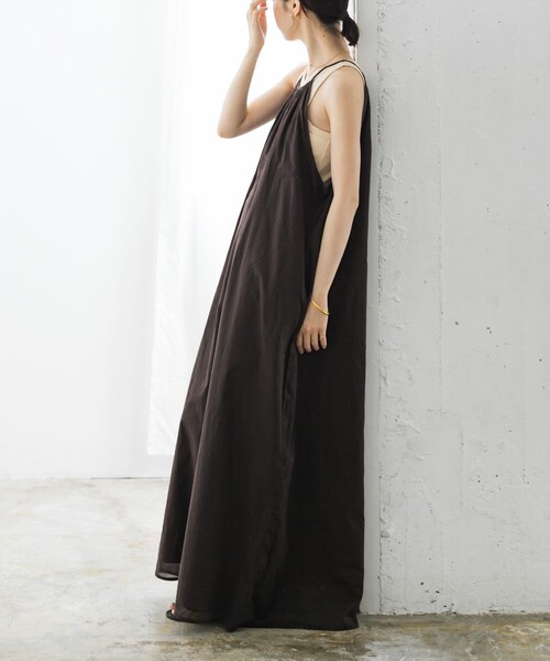 URBAN RESEARCH（アーバンリサーチ）の「『MADE IN JAPAN』アメリカンスリーブタンクトップ（タンクトップ・レディース・BORDEAUX/OFF/BEIGE/PINK・FREE）」の9枚目の写真