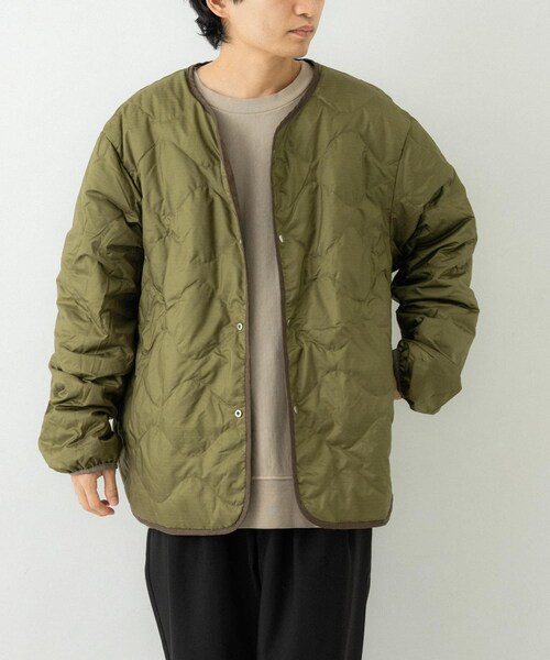 nanamica　Reversible Down Cardigan