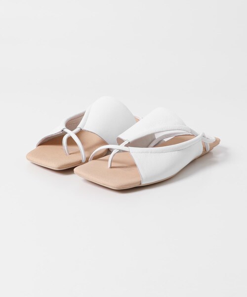 URBAN RESEARCH ROSSO（アーバンリサーチロッソ）の「Mollini　クロスフラットサンダル（サンダル・レディース・BLACK/WHITE・36/37/38）」の8枚目の写真