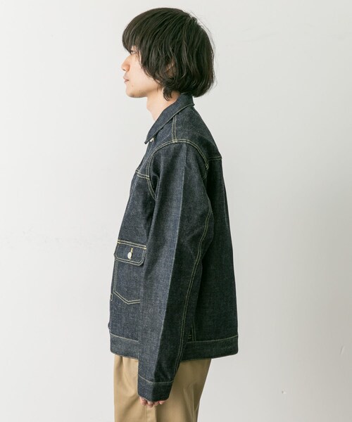 URBAN RESEARCH DOORS（アーバンリサーチドアーズ）の「SASSAFRAS　Gardener Jacket（デニムジャケット・メンズ・Indigo・S/M/L）」の4枚目の写真